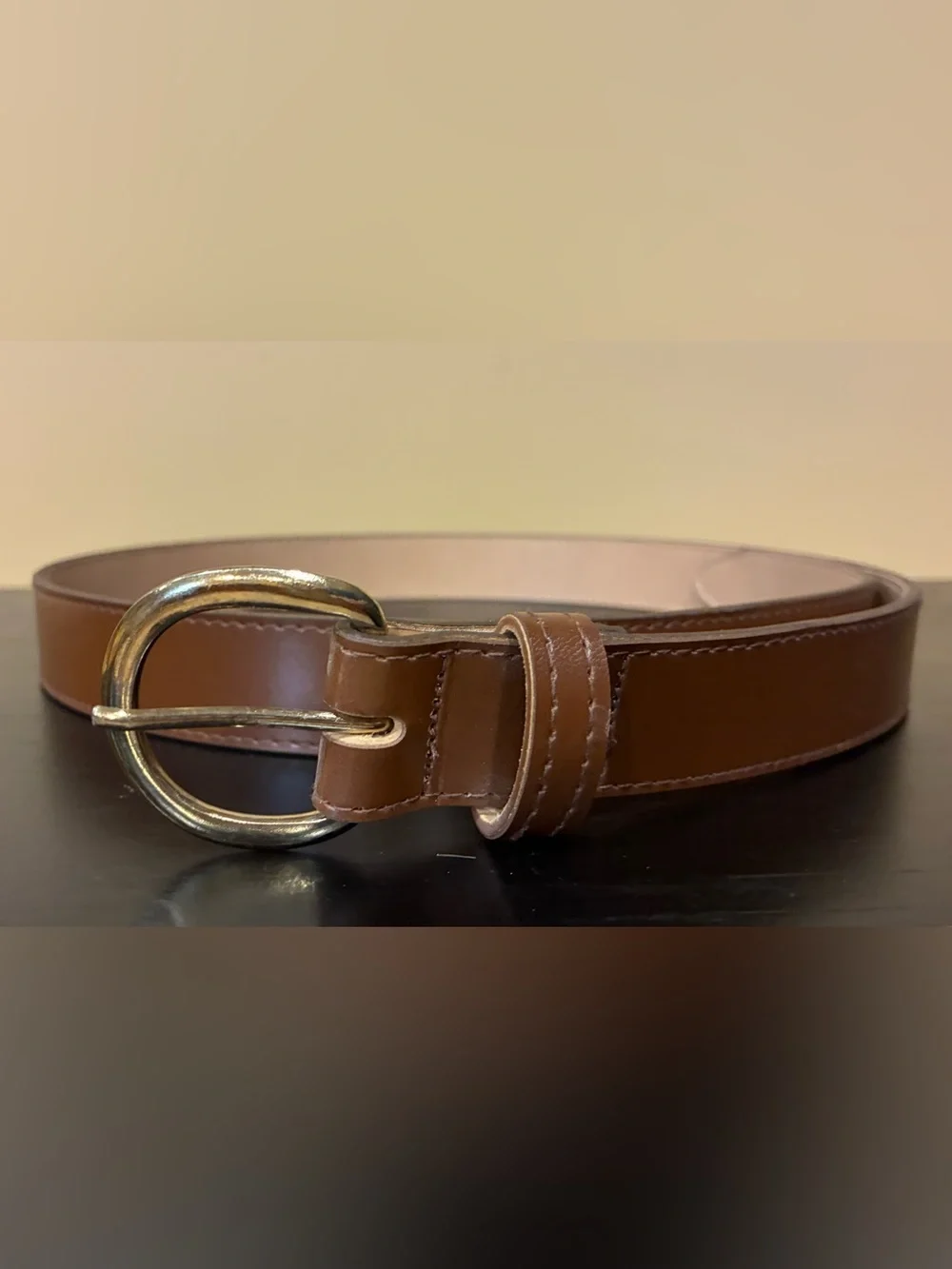 Haband Belt Brown Bonded Leather SZ. 38 Men’s